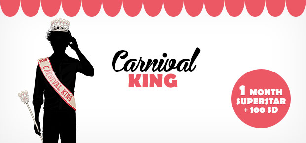 Be the Stardoll Carnival King 2018!