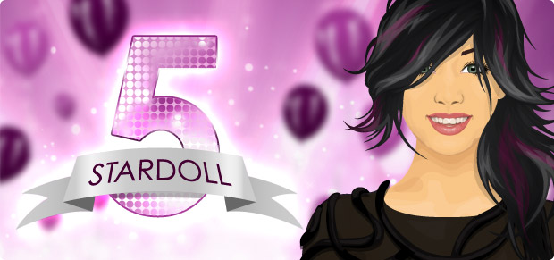 Stardoll.com is 5 jaar oud!