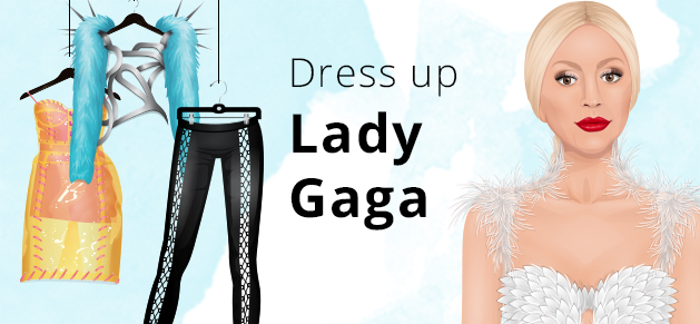 Dress up Lady Gaga!