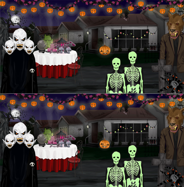 Spot the Spooky Difference